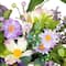 24" Purple Daisy & Mixed Foliage Floral Spring Wreath